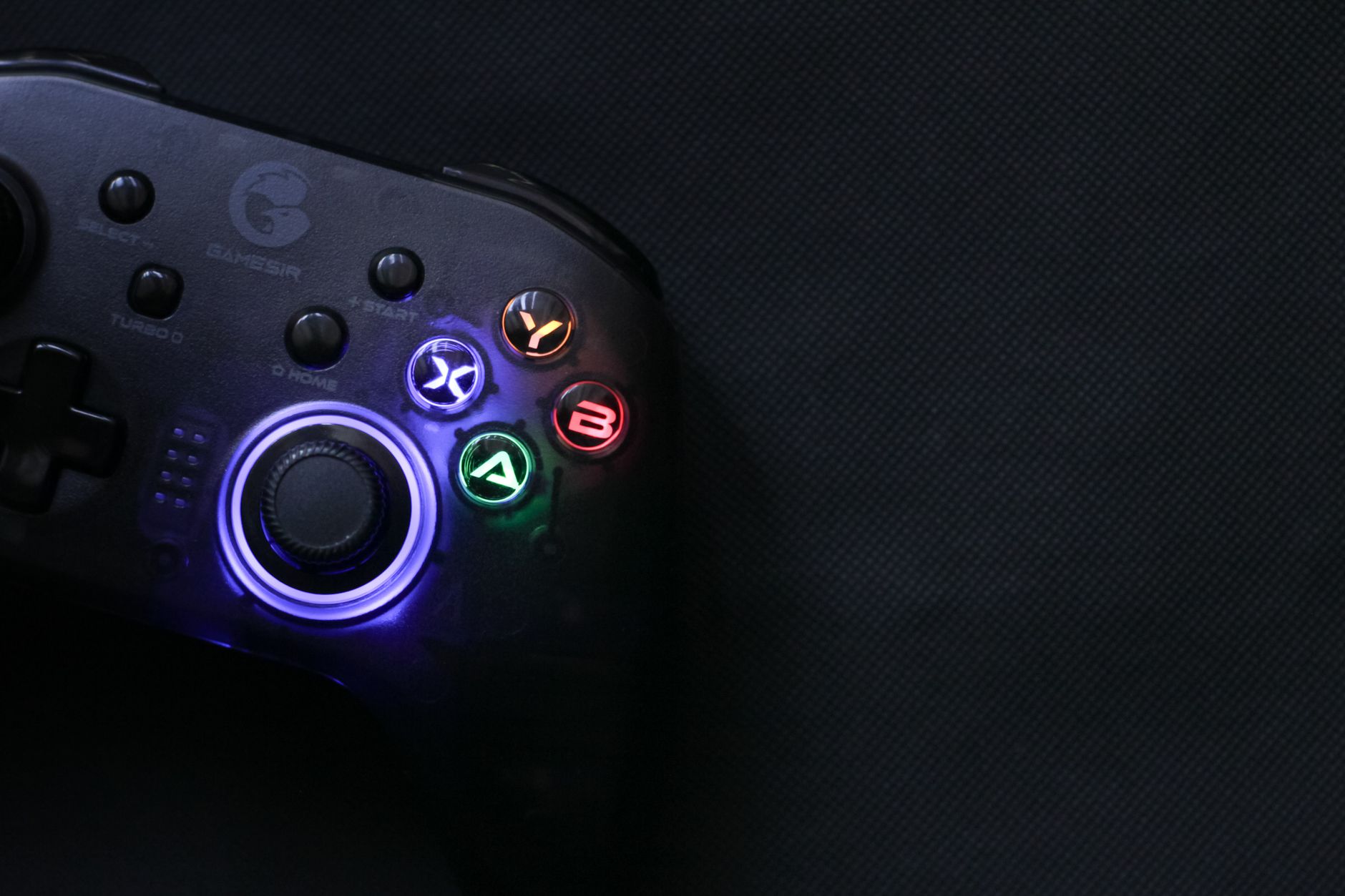 Leuchtende Gaming Controller